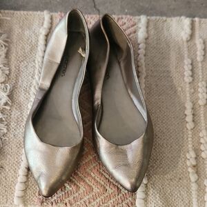 Metallic Flats Size 8, EUC